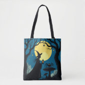 Tote Bag Araignées, Champignons et Sorcières (Devant)