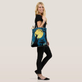 Tote Bag Araignées, Champignons et Sorcières (Sur le modèle)