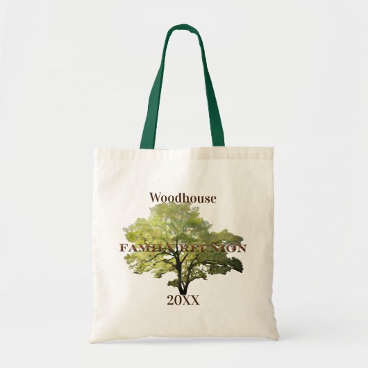 Tote Bag Arborescence de réunion familiale (Devant)