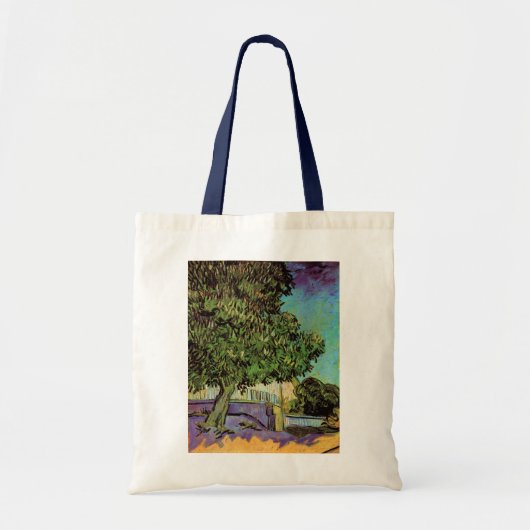 Tote Bag Arbre à châtaignes en fleurs par Vincent van Gogh (Devant)