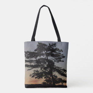 Tote Bag Arbre à coucher de soleil