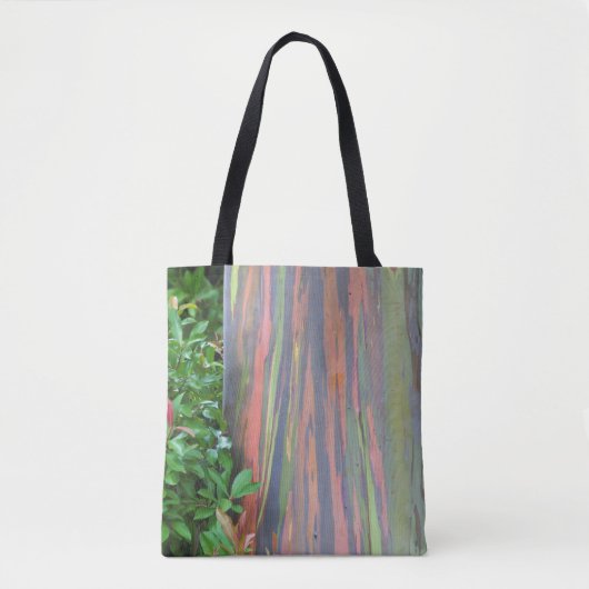 Tote Bag Arbre à eucalyptus arc-en-ciel (Devant)