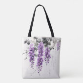 Tote Bag Arbre à fleurs violettes (Dos)