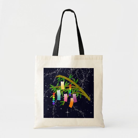 Tote Bag Arbre à souhaits de Tanabata (Devant)