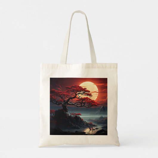 Tote Bag Arbre bonsaï (Dos)