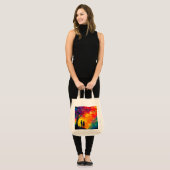 Tote Bag Arbre coloré d'amour (Devant (modèle))