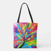 Tote Bag Arbre coloré des rêves (Dos)