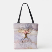 Tote Bag Arbre contre le ciel (Dos)
