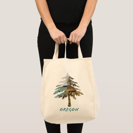 Tote Bag Arbre côtier de l'Oregon (Devant (produit))