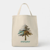 Tote Bag Arbre côtier de l'Oregon (Dos)