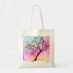 Tote Bag Arbre d'amour - feuille en forme de coeur