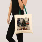 Tote Bag Arbre dans la place (Devant (produit))