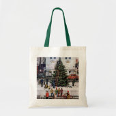 Tote Bag Arbre dans la place (Devant)