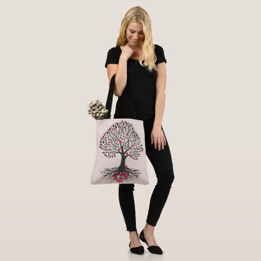 Tote Bag Arbre d'automne (Sur le modèle)