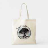 Tote Bag Arbre de déesse dans chaque direction sur violet (Dos)