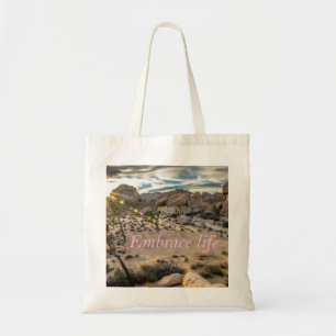 Tote Bag Arbre de Joshua au crépuscule Fourre-tout