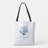 Tote Bag Arbre de mariage motif chinoiserie Demoiselle d'ho (Dos)