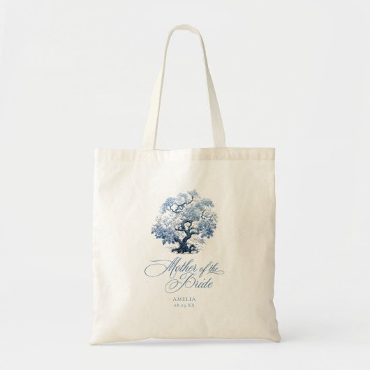 Tote Bag Arbre de mariage motif chinoiserie pour mère de la (Devant)