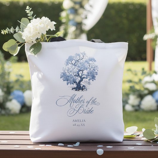 Tote Bag Arbre de mariage motif chinoiserie pour mère de la