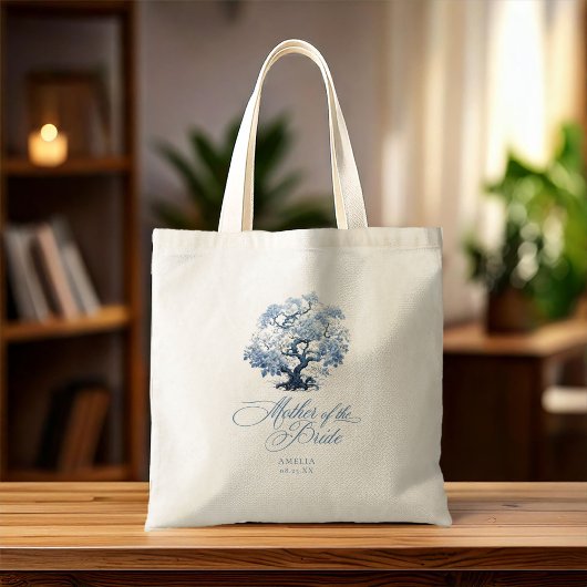 Tote Bag Arbre de mariage motif chinoiserie pour mère de la