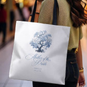 Tote Bag Arbre de mariage motif chinoiserie pour mère de la