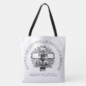 TOTE BAG ARBRE DE MASSE LATINE CATHOLIQUE TRADITIONNEL  (Devant)