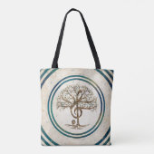 Tote Bag Arbre de musique Treble Clef (Dos)