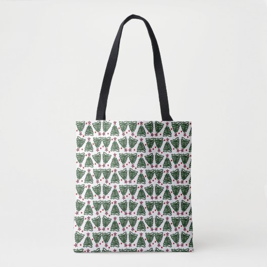 Tote Bag Arbre de Noël (Devant)