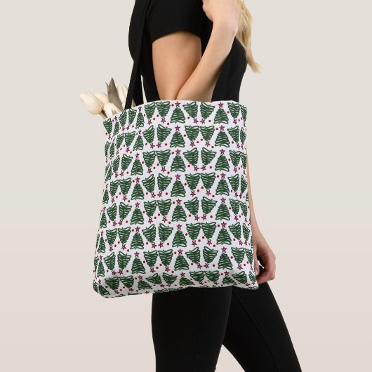 Tote Bag Arbre de Noël (De près)