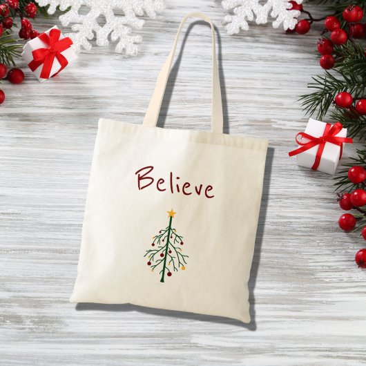 Tote Bag Arbre de Noël