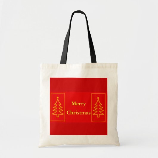 Tote Bag Arbre de Noël (Devant)