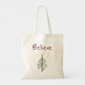 Tote Bag Arbre de Noël (Devant)