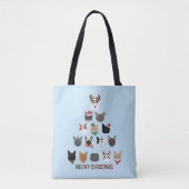 Tote Bag Arbre de Noël (Devant)