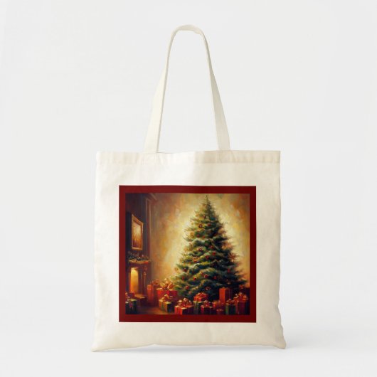 Tote Bag Arbre de Noël 1 (Devant)