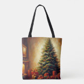 Tote Bag Arbre de Noël 1 (Dos)