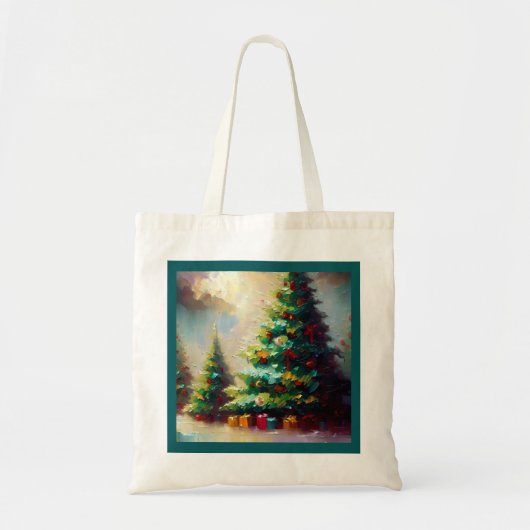 Tote Bag Arbre de Noël 2 (Devant)
