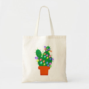 Tote Bag arbre de Noël de cactus