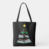 Tote Bag Arbre de Noël de la réservation III (Dos)