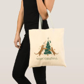 Tote Bag Arbre de Noël et Tigres (Devant (produit))