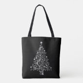 Tote Bag Arbre de Noël moderne (Dos)