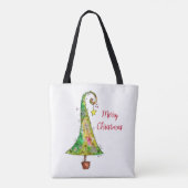 Tote Bag Arbre de Noël Whimsical (Dos)