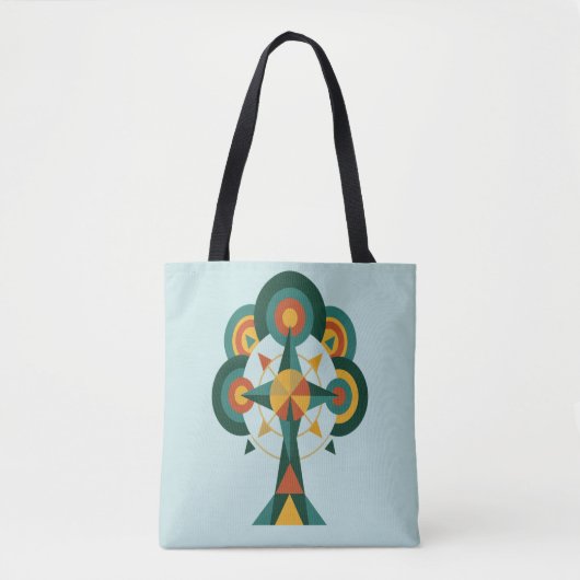Tote Bag Arbre de Vie Boho Mandala Art (Devant)