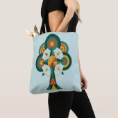 Tote Bag Arbre de Vie Boho Mandala Art (De près)