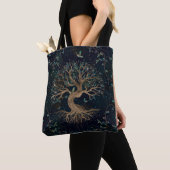 Tote Bag Arbre de vie - Yggdrasil (De près)