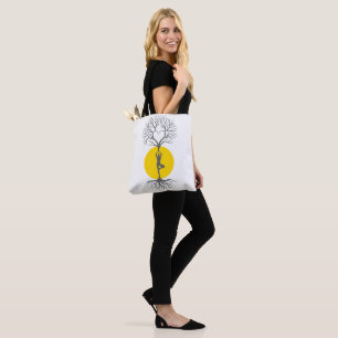 Tote Bag Arbre de yoga de la vie