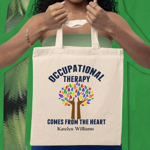 Tote Bag Arbre d'ergothérapie personnalisé