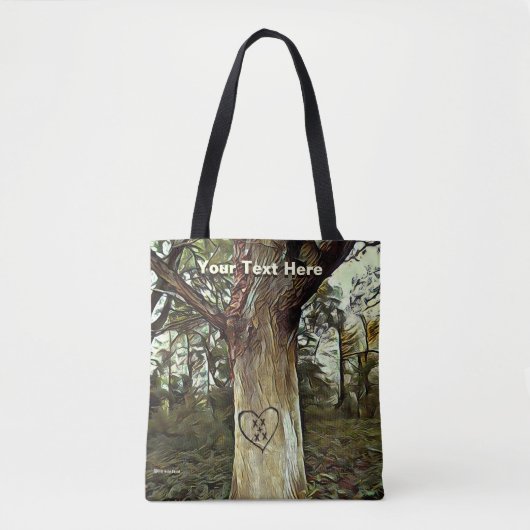 Tote Bag Arbre des amoureux (Devant)