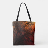 Tote Bag Arbre d'hiver Silhouette (Dos)