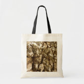 Tote Bag Arbre écorce II Conception texturée naturelle (Devant)