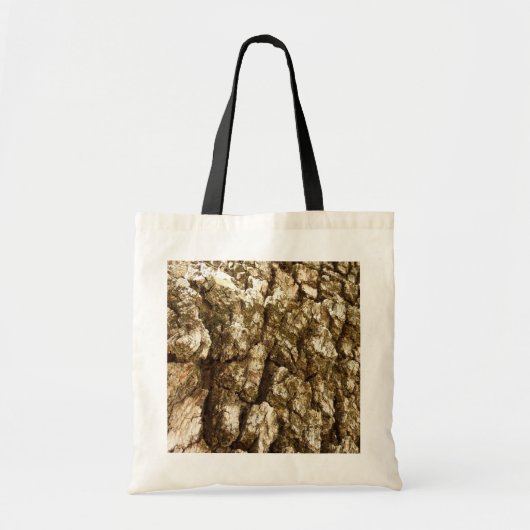Tote Bag Arbre écorce II Conception texturée naturelle (Devant)